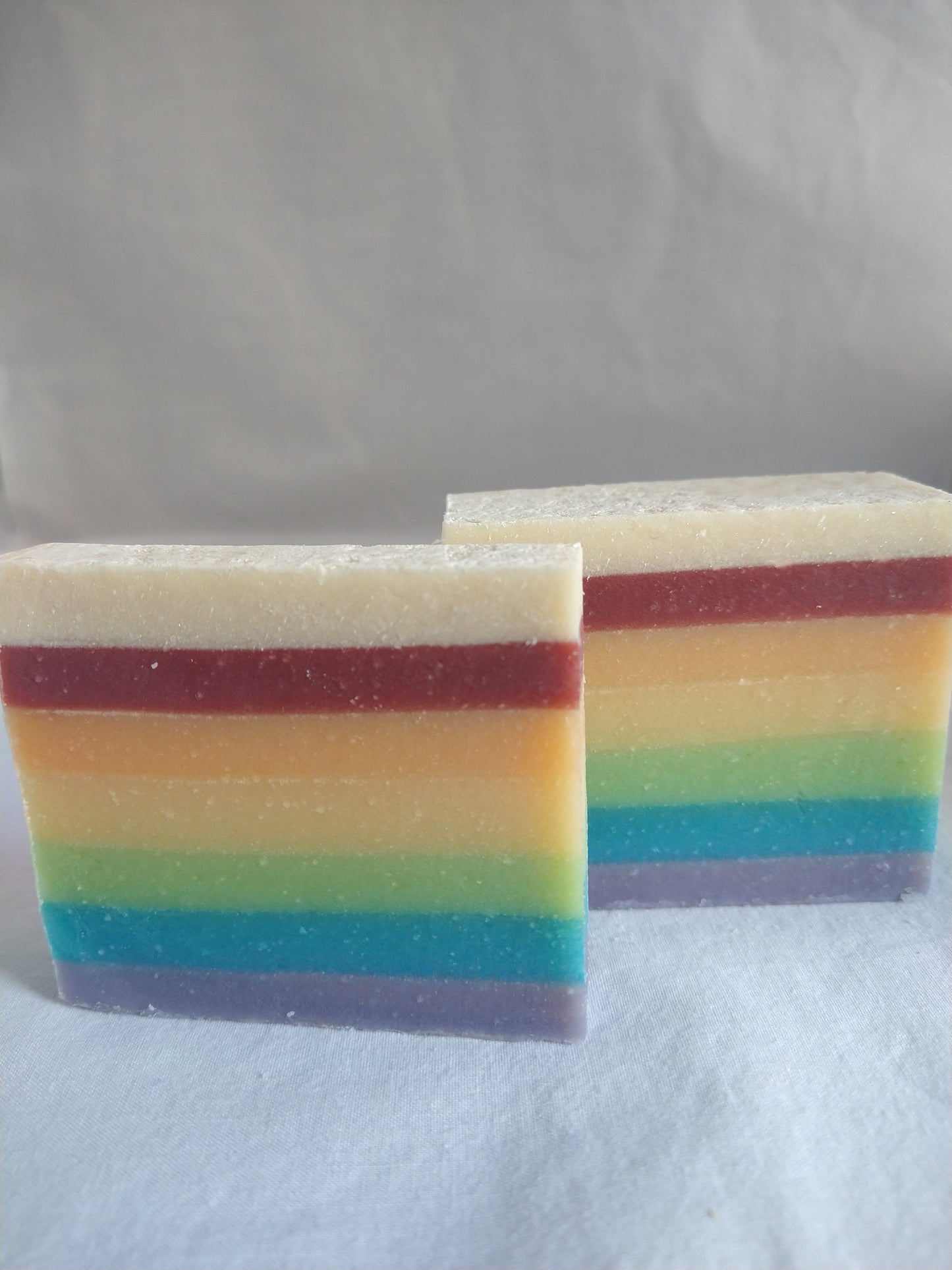 Rainbow soap