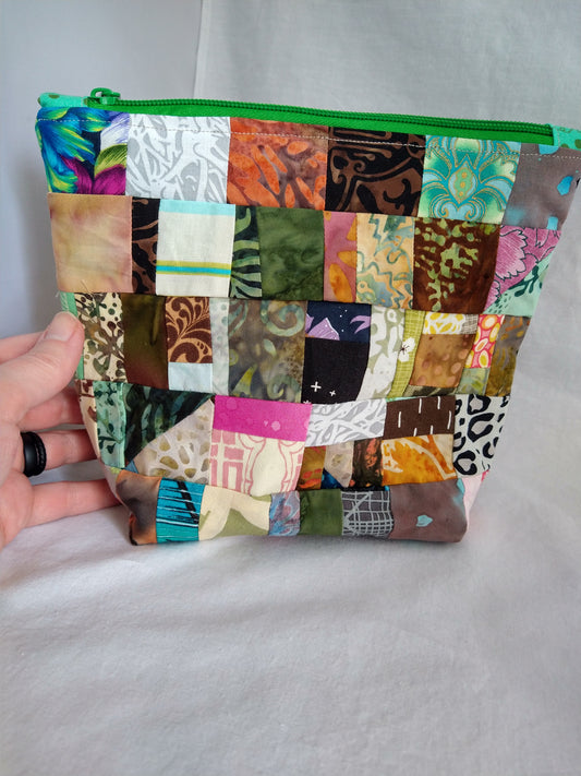 Patchwork Zipper Pouch Number 9