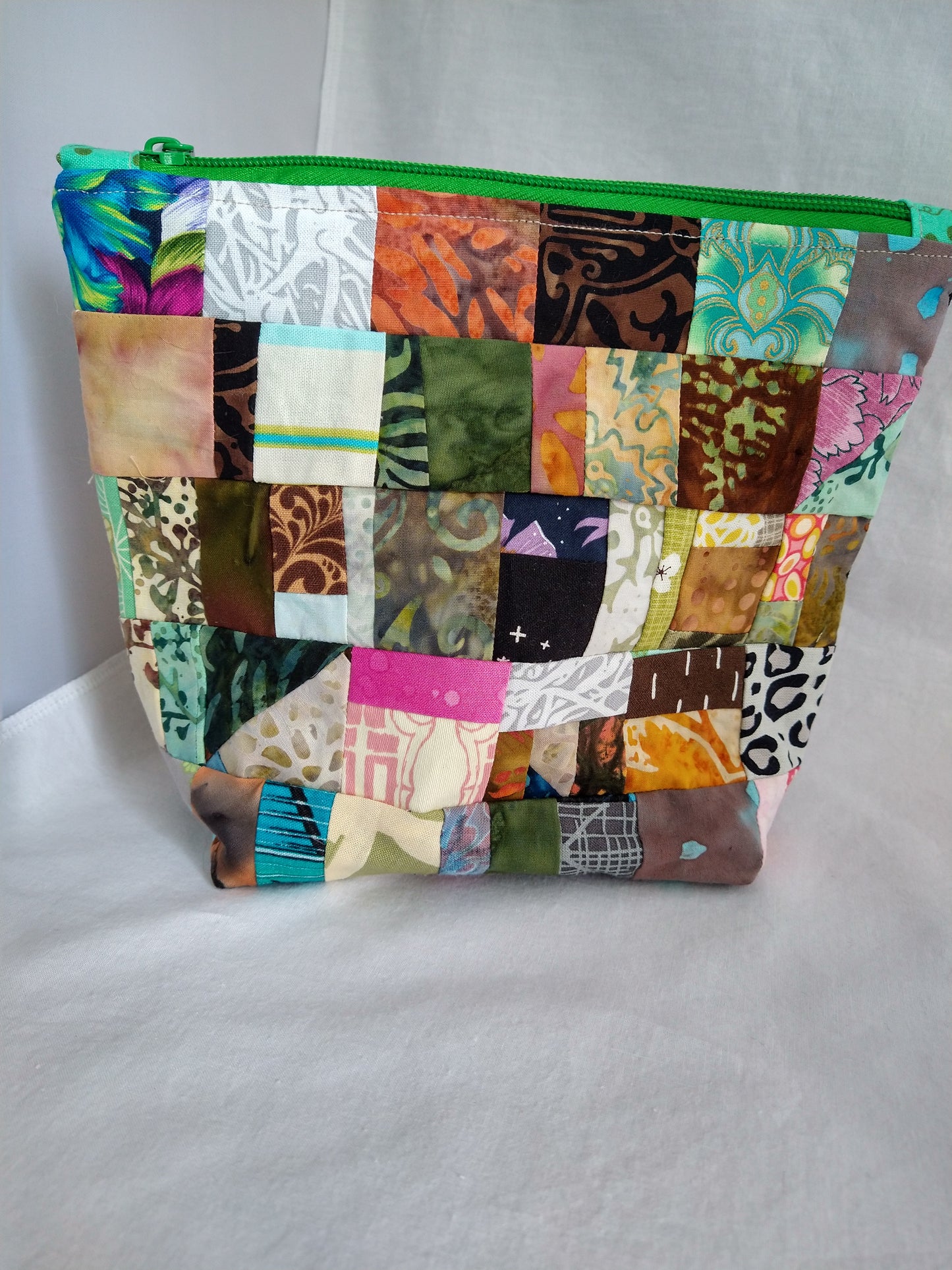 Patchwork Zipper Pouch Number 9