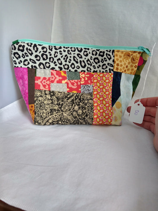 Patchwork Zipper Pouch Number 8