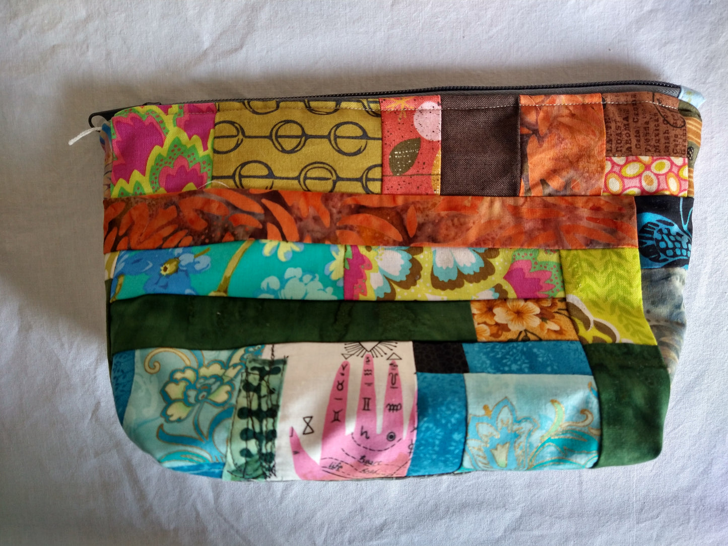 Patchwork Zipper Pouch Number 6