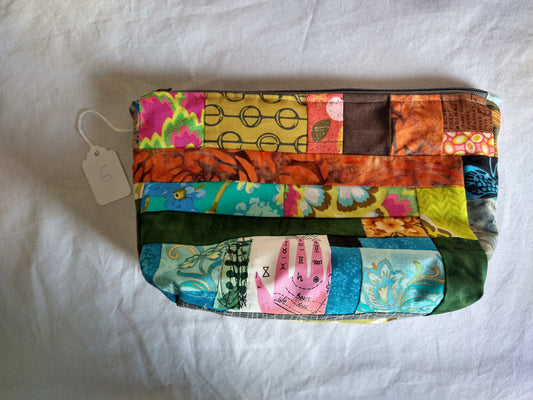 Patchwork Zipper Pouch Number 6