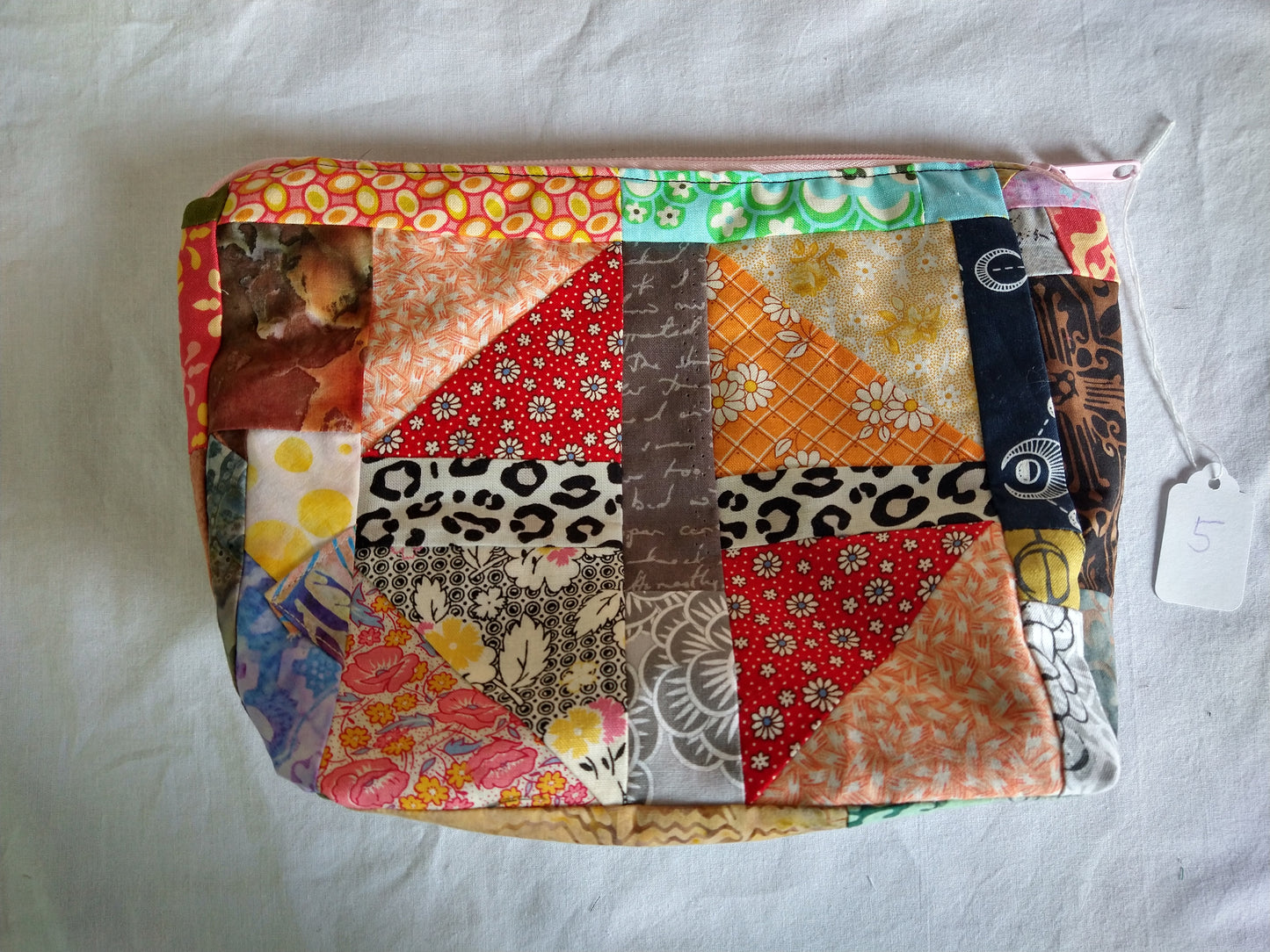 Patchwork Zipper Pouch Number 5