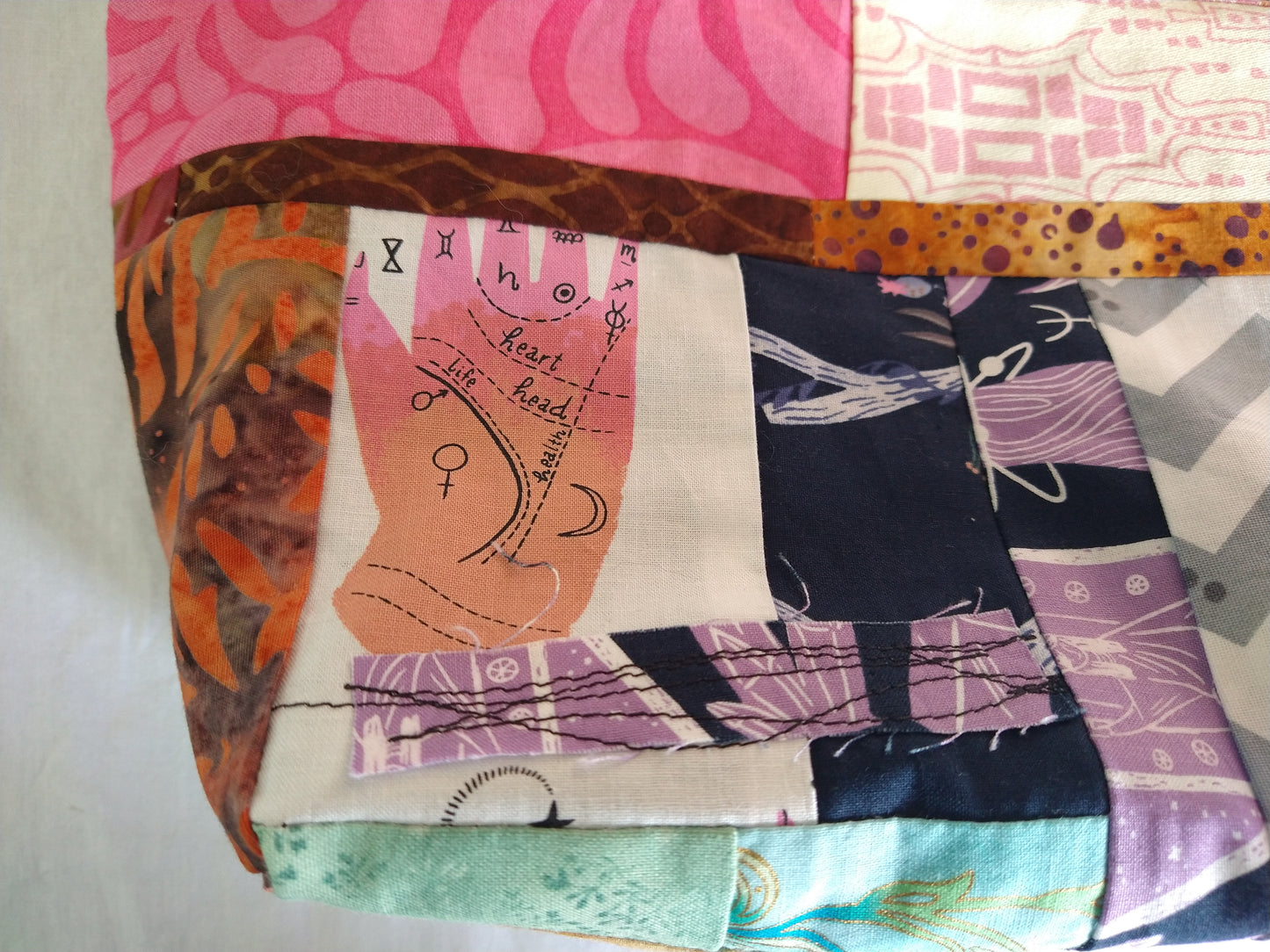 Patchwork Zipper Pouch Number 2