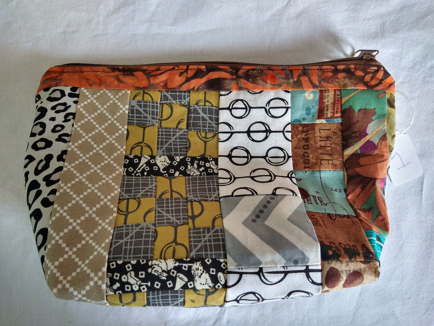 Patchwork Zipper Pouch Number 1