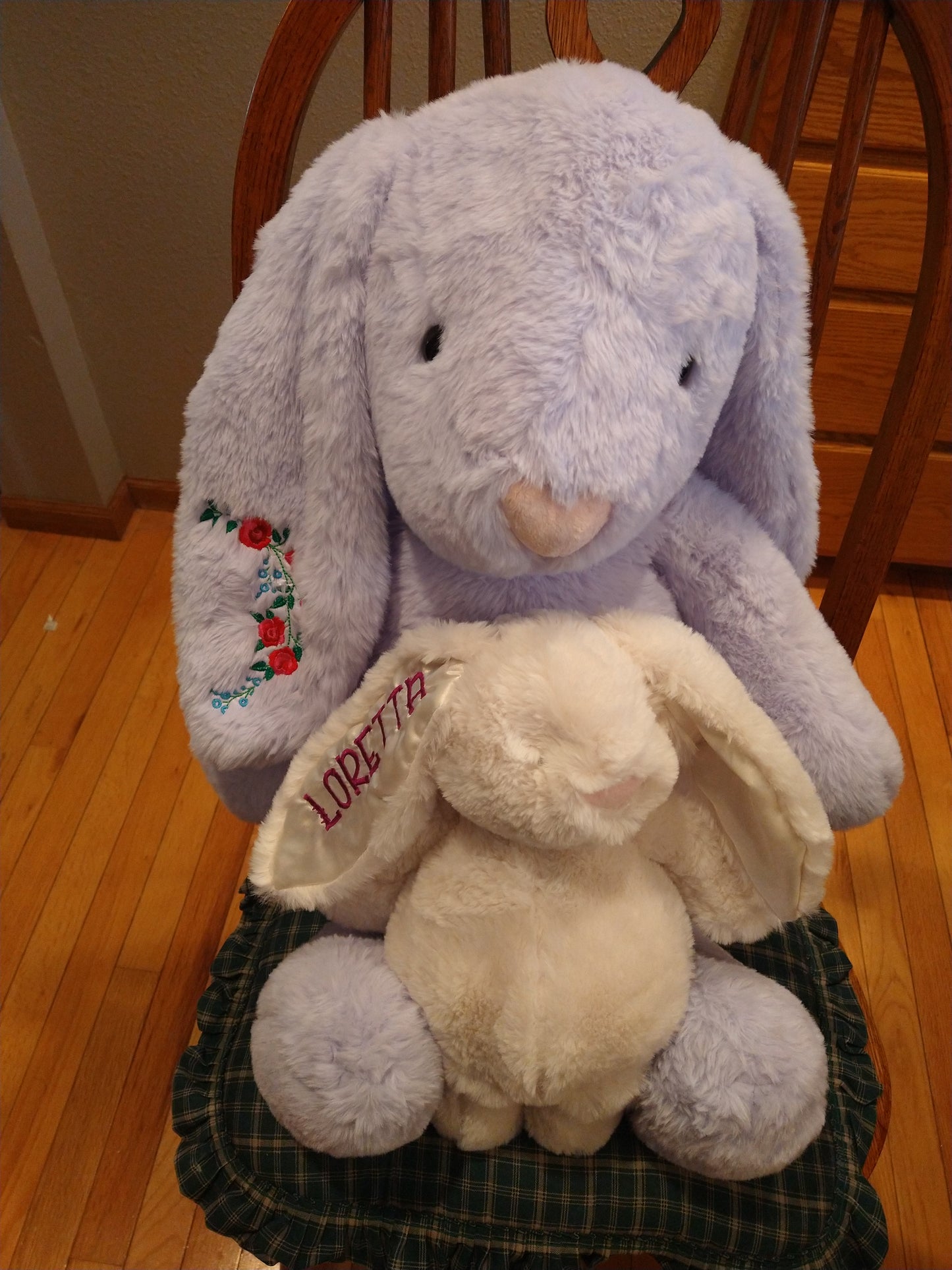 Personalized embroidered Easter Bunny Rabbit