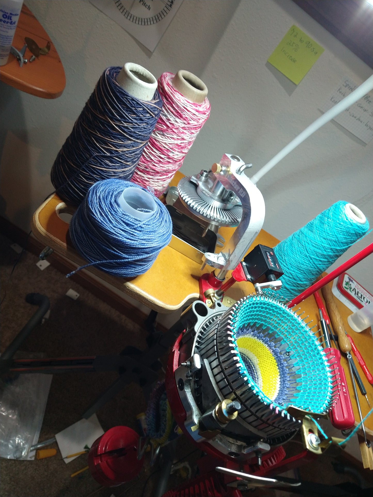 Sock Tube- Knit your yarn into a tube