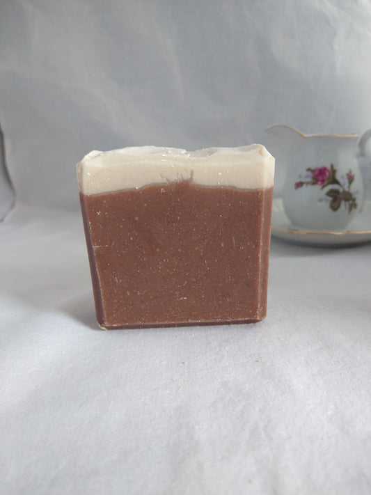 Bubbly root beer soap