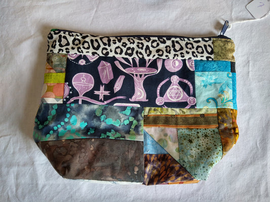 Patchwork Zipper Pouch Number 7