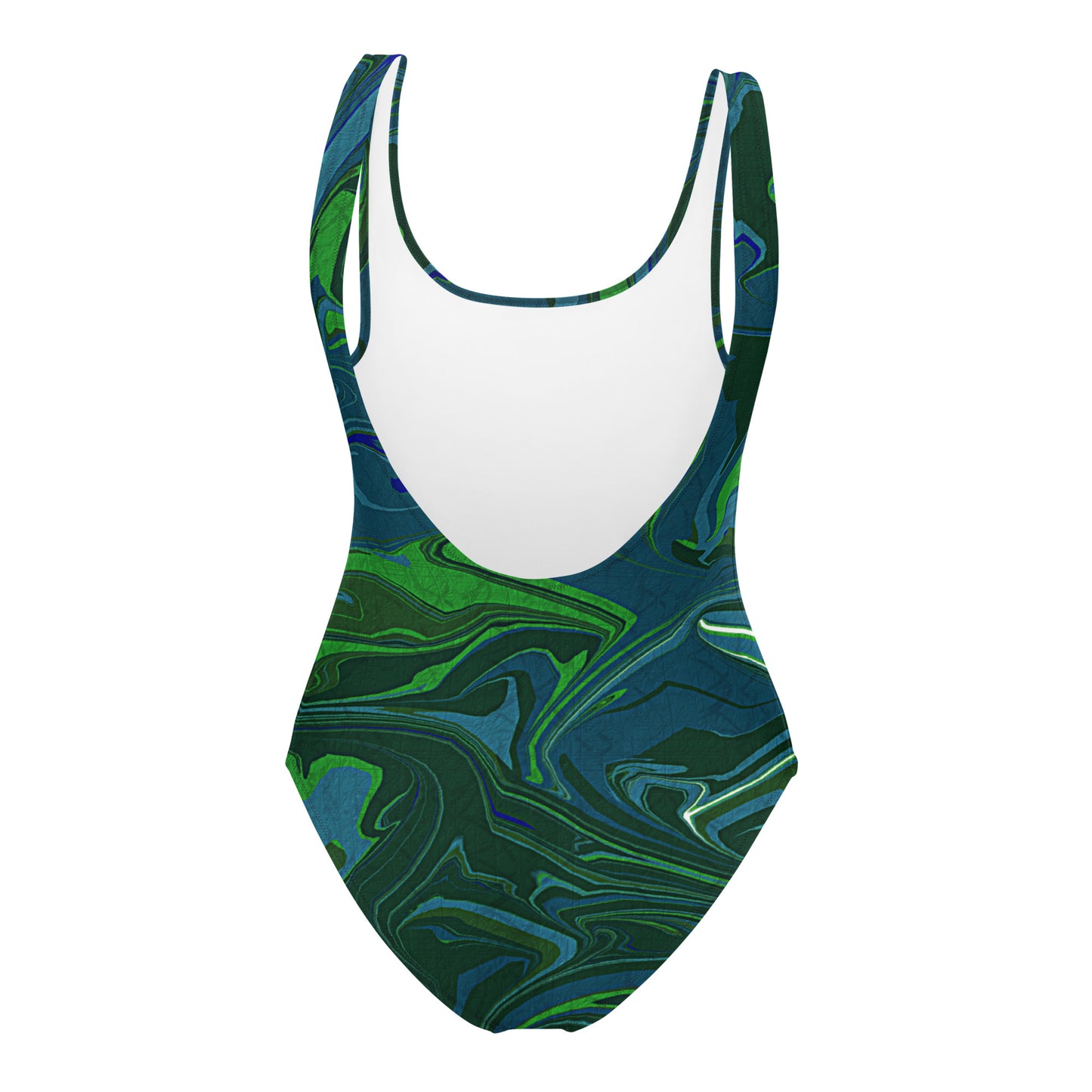 Blue / Green One-Piece Swimsuit