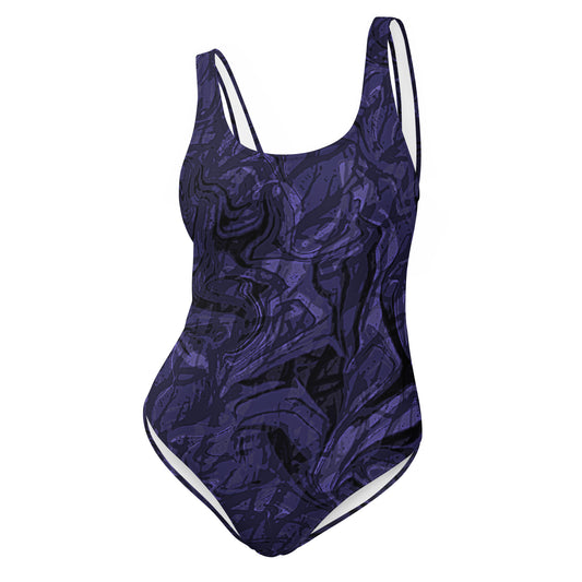 Purple One-Piece Swimsuit
