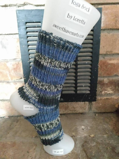 Yoga socks On a Sock Knitting Machine